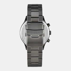 Fashion Men Quartz Green Dial Multi-Function Stainless Steel Watch TWEG23903