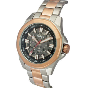 Timex Men Black Round Dial Analog Automatic Watch - TWEG24102 48mm TWEG24102