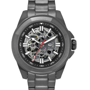 Timex Men Black Round Dial Analog Automatic Watch 48mm TWEG24103
