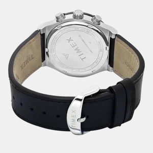 E Class Men Quartz Black Dial Chronograph Leather Watch TWEG24800