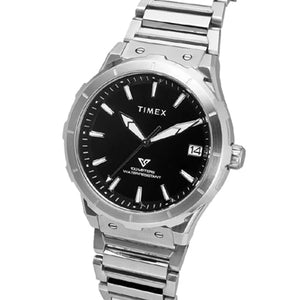 Timex E Class Men Black Round Dial Analog Watch 40.5mm TWEG24805