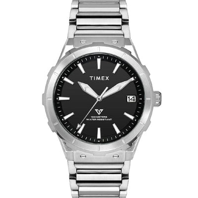 Timex E Class Men Black Round Dial Analog Watch 40.5mm TWEG24805