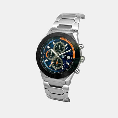 E Class Men Quartz Blue Dial Chronograph Stainless Steel Watch TWEG24900