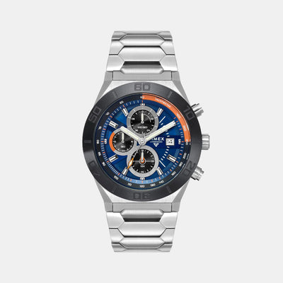 E Class Men Quartz Blue Dial Chronograph Stainless Steel Watch TWEG24900