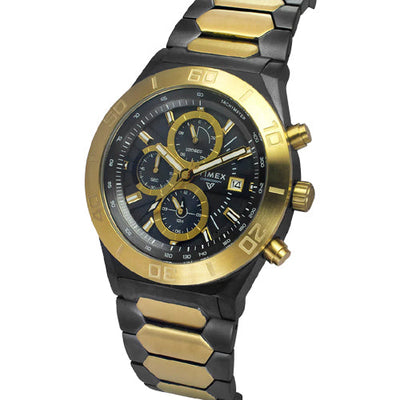 Timex E Class Men Grey Round Dial Analog Chronograph Watch 44mm TWEG24901