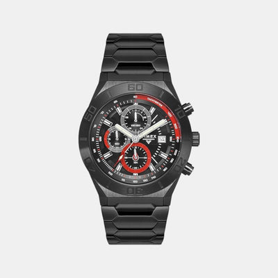 E Class Men Quartz Black Dial Chronograph Stainless Steel Watch TWEG24902
