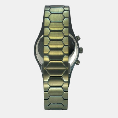 E Class Men Quartz Green Dial Chronograph Stainless Steel Watch TWEG24903