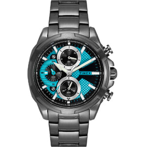 Timex E Class Men Blue Round Dial Analog Watch 44mm TWEG25002