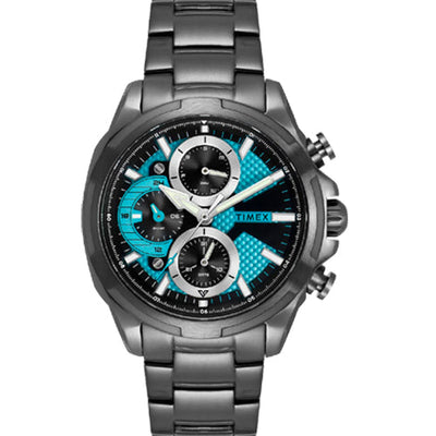 Timex E Class Men Blue Round Dial Analog Watch 44mm TWEG25002