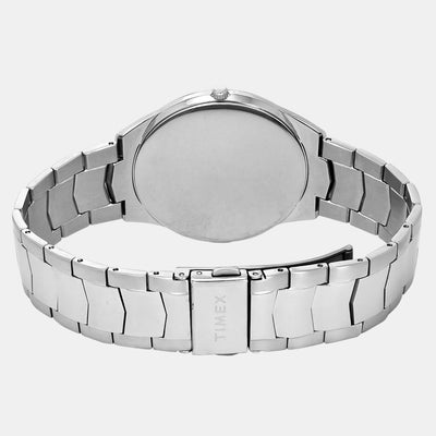 Fashion Men Quartz Green Dial Analog Stainless Steel Watch TWEG25800