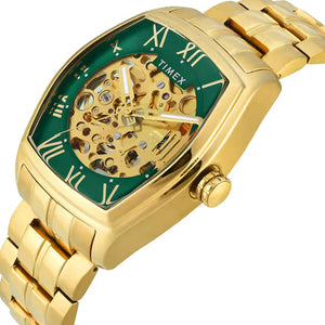 Timex Men Green Rectangle Dial Analog Automatic Watch 38.4mm TWEG25904
