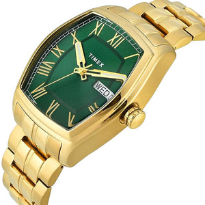 Timex Quartz Green Rectangle Dial Analog Men Watch 38.4mm TWEG25905