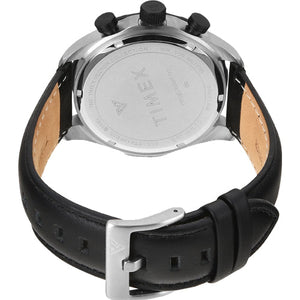Timex Vector Men Black Round Chronograph Dial Analog Watch 45mm TWEG26003