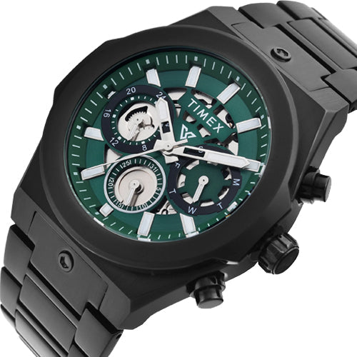 Timex Vector Men Green Round Dial Analog Watch 47.15mm TWEG26102