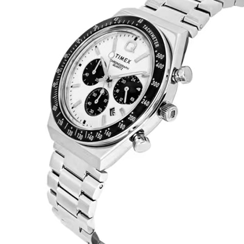 Timex Q White Round Dial Analog Men's Watch 42mm TWEG26400