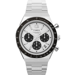 Timex Q White Round Dial Analog Men's Watch 42mm TWEG26400