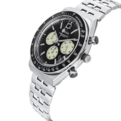 Timex Q Black Round Dial Analog Men's Watch 42mm TWEG26402