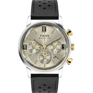 Timex Marlin Beige Round Dial Analog Men's Watch 42mm TWEG26705