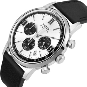 Timex Marlin Silver-Tone Round Dial Analog Men's Watch 42mm TWEG26708