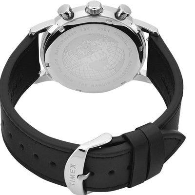 Timex Marlin Silver-Tone Round Dial Analog Men's Watch 42mm TWEG26708