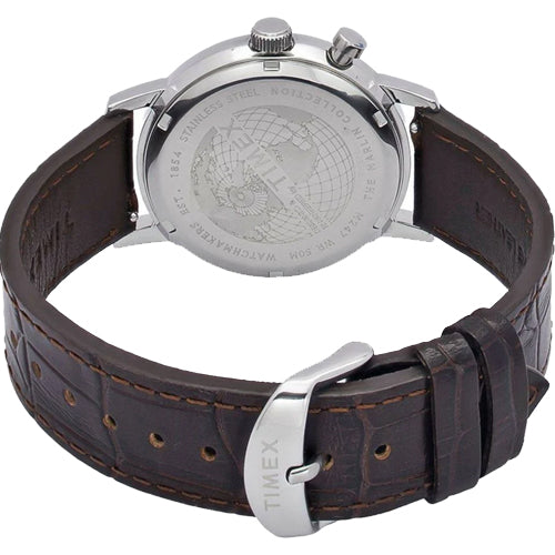 Timex Marlin Rose Gold-Tone Round Dial Analog Moon Phase Men's Watch  40mm TWEG26801