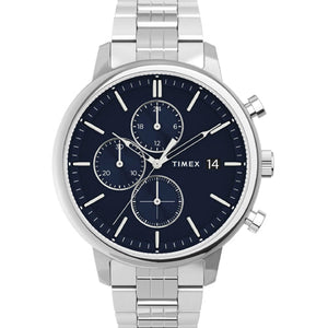 Timex Trend Blue Round Dial Analog Men's Watch 45mm TWEG26903