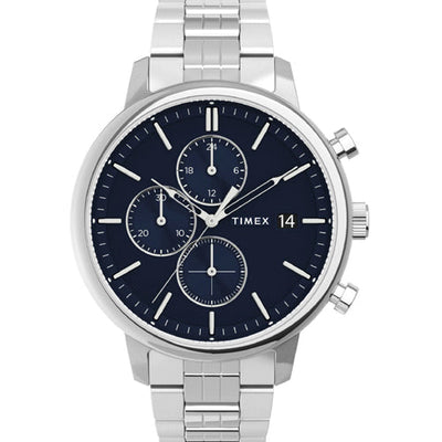 Timex Trend Blue Round Dial Analog Men's Watch 45mm TWEG26903