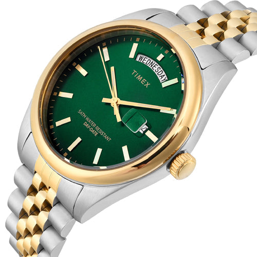 Timex Trend Green Round Dial Analog Men's Watch 41mm TWEG27102