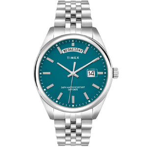 Timex Trend Green Round Dial Analog Men's Watch 41mm TWEG27104