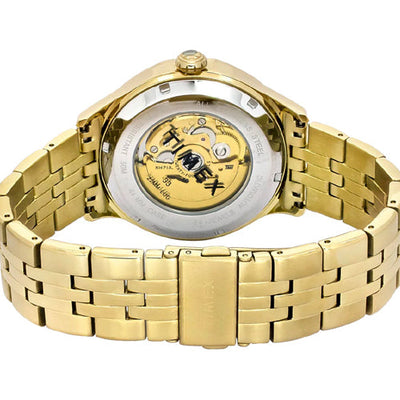 Timex Round Champagne Dial Analog Automatic Men's Watch 44mm TWEG27600