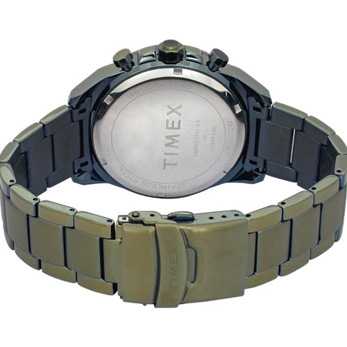 Timex Round Green Dial Analog Men's Watch  46.75mm TWEG27701