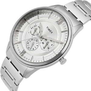 Timex Round Silver Dial Analog Men's Watch 42mm TWEG28000