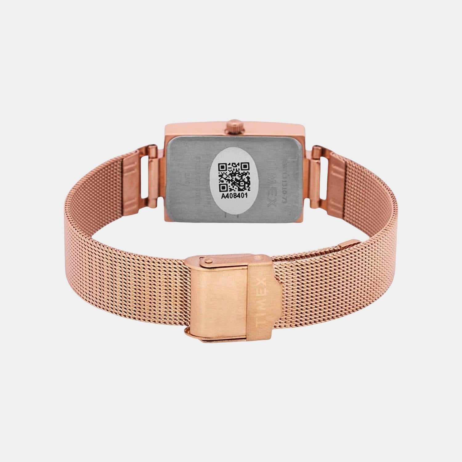 Fashion Women Quartz Brown Dial Analog Stainless Steel Watch TWEL11310