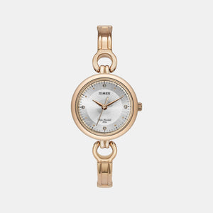 Classics Women Quartz Silver Dial Analog Stainless Steel Watch TWEL11424