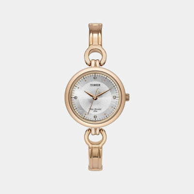 Classics Women Quartz Silver Dial Analog Stainless Steel Watch TWEL11424