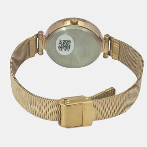 Fashion Women Quartz Silver Dial Analog Stainless Steel Watch TWEL11823