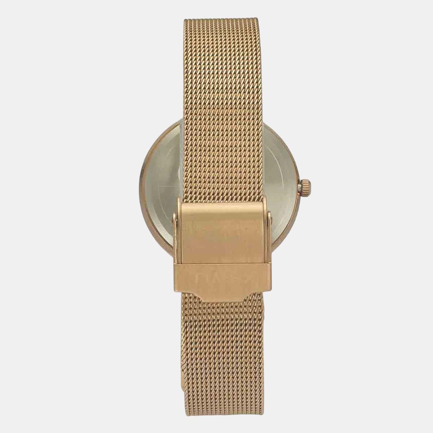 Fashion Women Quartz Silver Dial Analog Stainless Steel Watch TWEL11823