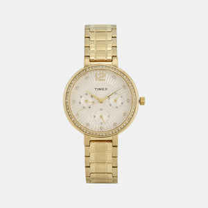 E Class Women Quartz Silver Dial Analog Stainless Steel Watch TWEL11901