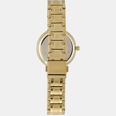 E Class Women Quartz Silver Dial Analog Stainless Steel Watch TWEL11901