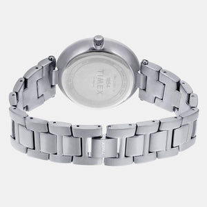 E Class Women Quartz Silver Dial Chronograph Stainless Steel Watch TWEL12001
