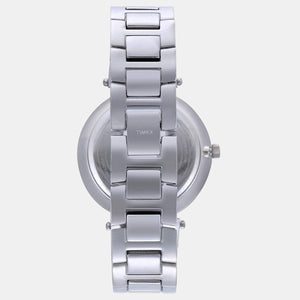 E Class Women Quartz Silver Dial Chronograph Stainless Steel Watch TWEL12001