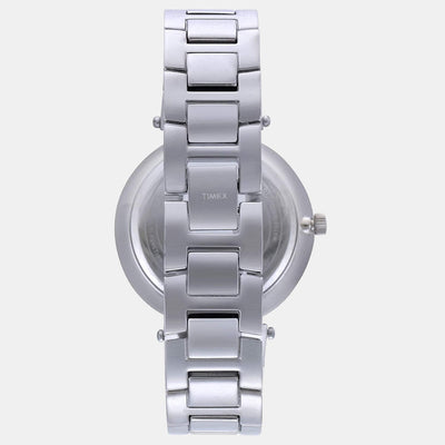 E Class Women Quartz Silver Dial Chronograph Stainless Steel Watch TWEL12001