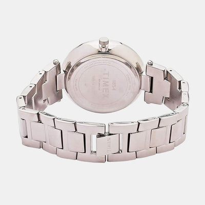 E Class Women Quartz Silver Dial Chronograph Stainless Steel Watch TWEL12002