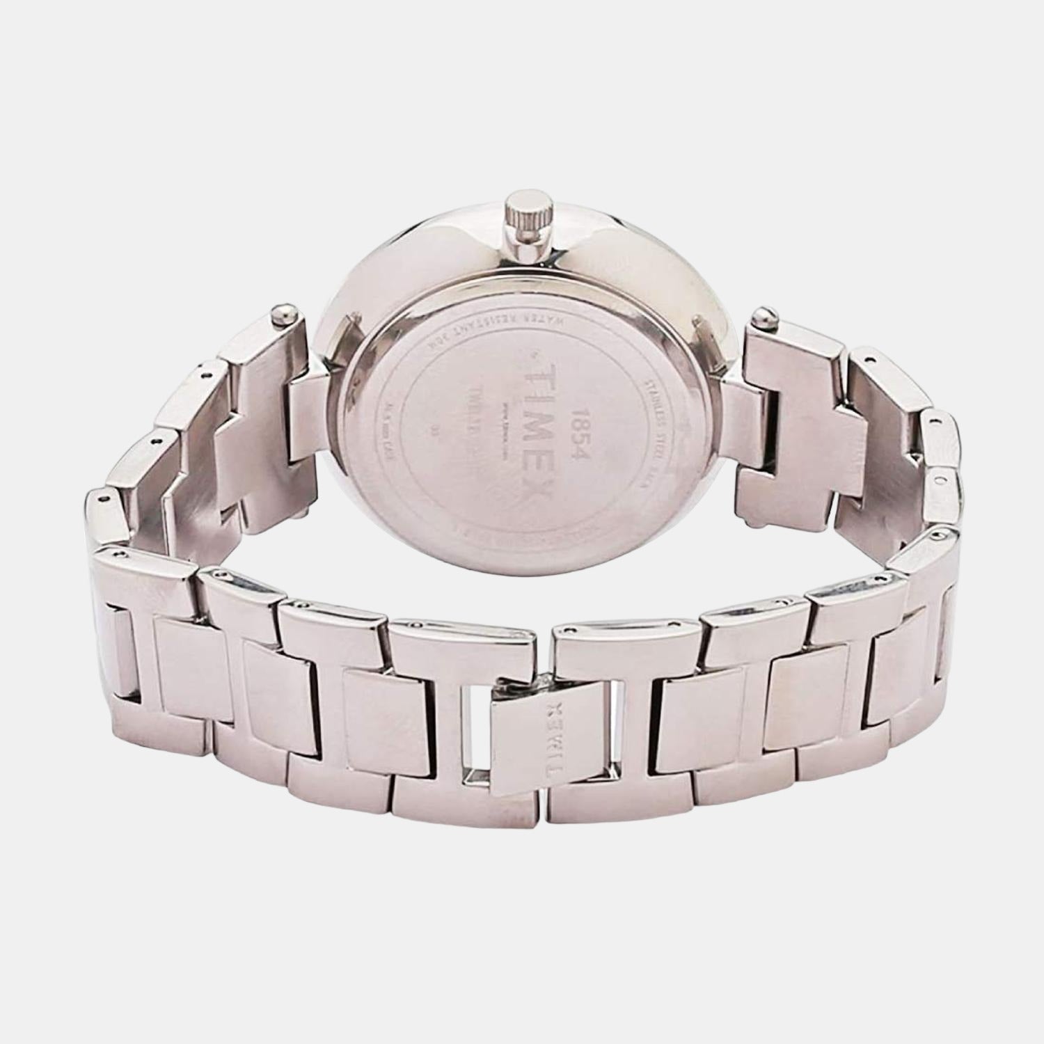 E Class Women Quartz Silver Dial Chronograph Stainless Steel Watch TWEL12002