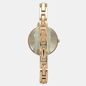 Fashion Women Quartz Silver Dial Analog Brass Watch TWEL12817