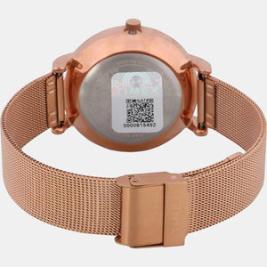 Empera Women Quartz Rose Gold Dial Analog Stainless Steel Watch TWEL12902