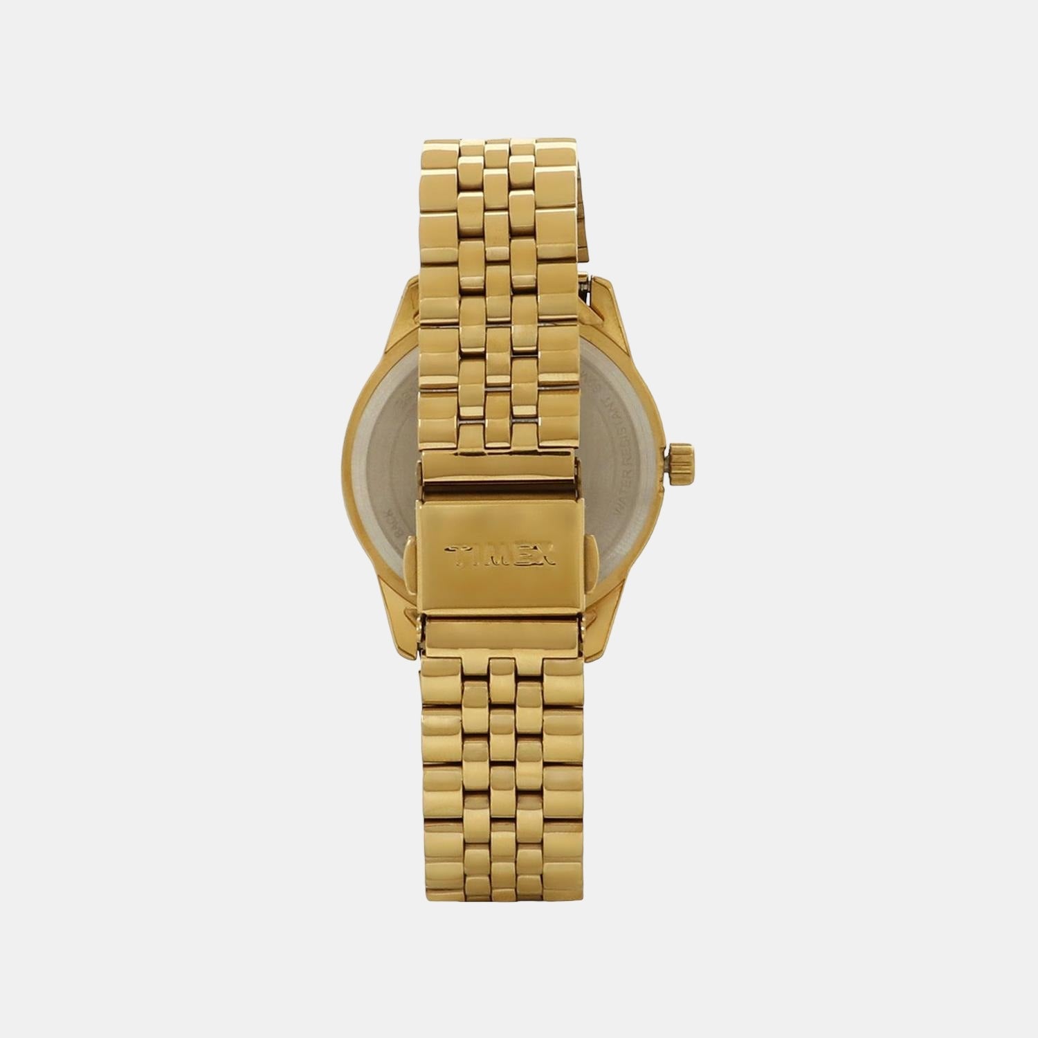 E Class Women Quartz Gold Dial Analog Stainless Steel Watch TWEL13103