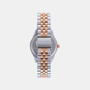 Fashion Women Quartz White Dial Analog Stainless Steel Watch TWEL13110