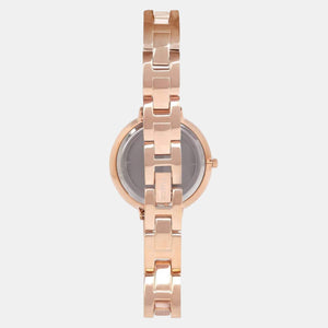 Fria Women Quartz Grey Dial Analog Brass Watch TWEL13503