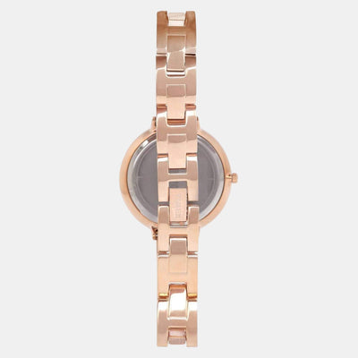 Fria Women Quartz Grey Dial Analog Brass Watch TWEL13503